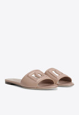 Dolce 
Gabbana Bianca DG Logo Slides Powder CQ0436 AY329 80402