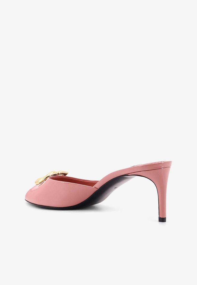 Dolce 
Gabbana Keira 60 Patent Leather Mules Pink CR1799A1471_80405