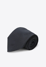 Destin Polka Dot Silk Tie Blue CR7TF53SI/P_DESSR-02