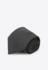 Destin Small Polka Dot Silk Tie Black CR8TF24SI/P_DESSR-01