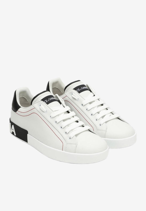 Dolce 
Gabbana Portofino Leather Low-Top Sneakers White CS2216AH526/Q_DOLCE-89697