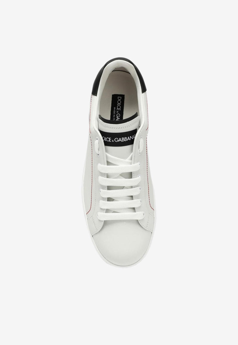 Dolce 
Gabbana Portofino Leather Low-Top Sneakers White CS2216AH526/Q_DOLCE-89697