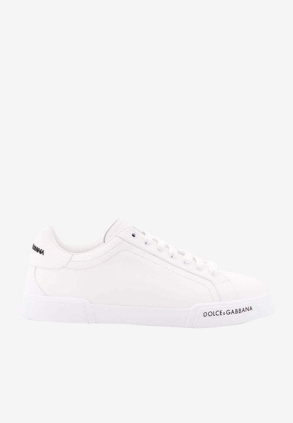 Dolce 
Gabbana Portofino Leather Low-Top Sneakers White CS2332AA335_80001