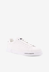 Dolce 
Gabbana Portofino Leather Low-Top Sneakers White CS2332AA335_80001