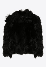 Tom Ford Shearling Fur Coat CSF675-FUX156 LB999 Black