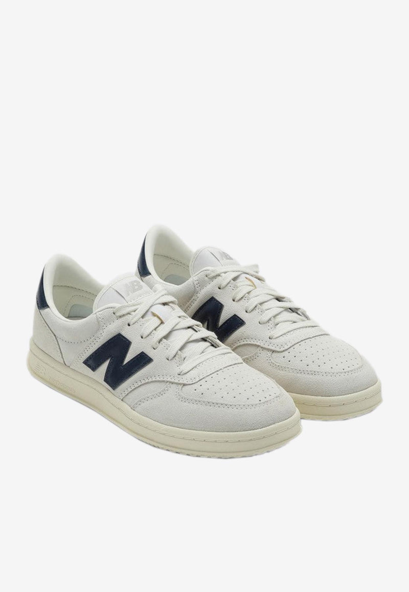 New Balance T500 Suede Low-Top Sneakers White CT500CFST/P_NEWB-WB