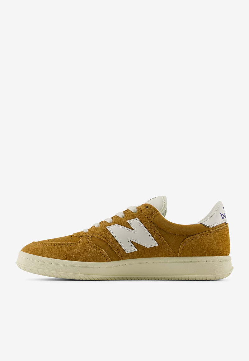 New Balance T500 Low-Top Sneakers in Tobacco with Angora and Sea Salt CT500CI