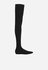 Dolce 
Gabbana Stretch Over-the-Knee Boots CU1115 AV590 80999 Black