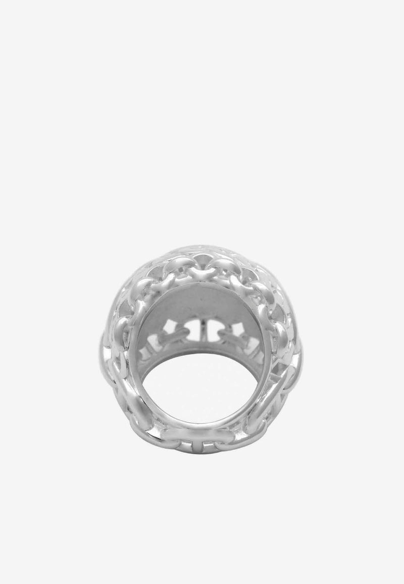 Hermès Chaine d
Ancre Multichaines TGM Ring in Silver