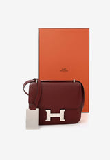 Hermès Constance 18 in Rouge H Epsom Leather with Palladium Hardware