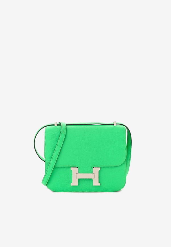 Hermès Constance 18 in Vert Comics Epsom Leather with Palladium Hardware