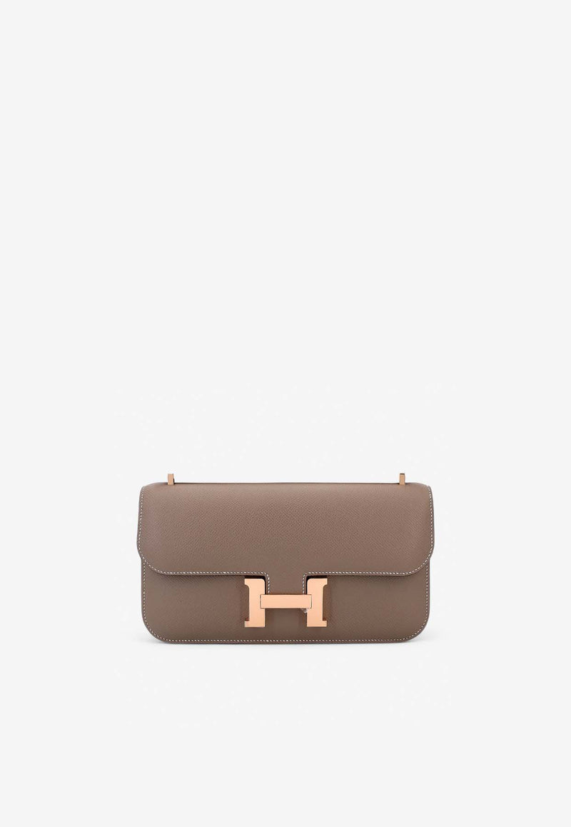 Hermès Constance Elan in Etoupe Epsom Leather with Rose Gold Hardware