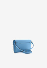 Hermès Constance To Go Wallet in Celeste Epsom with Gold Hardware