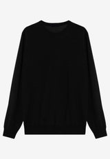 Drumohr Wool Crewneck Sweater Black D0D103WO/P_DRUMH-690