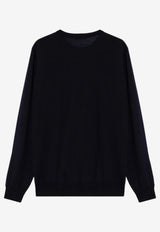 Drumohr Wool Crewneck Sweater Blue D0D103WO/P_DRUMH-790