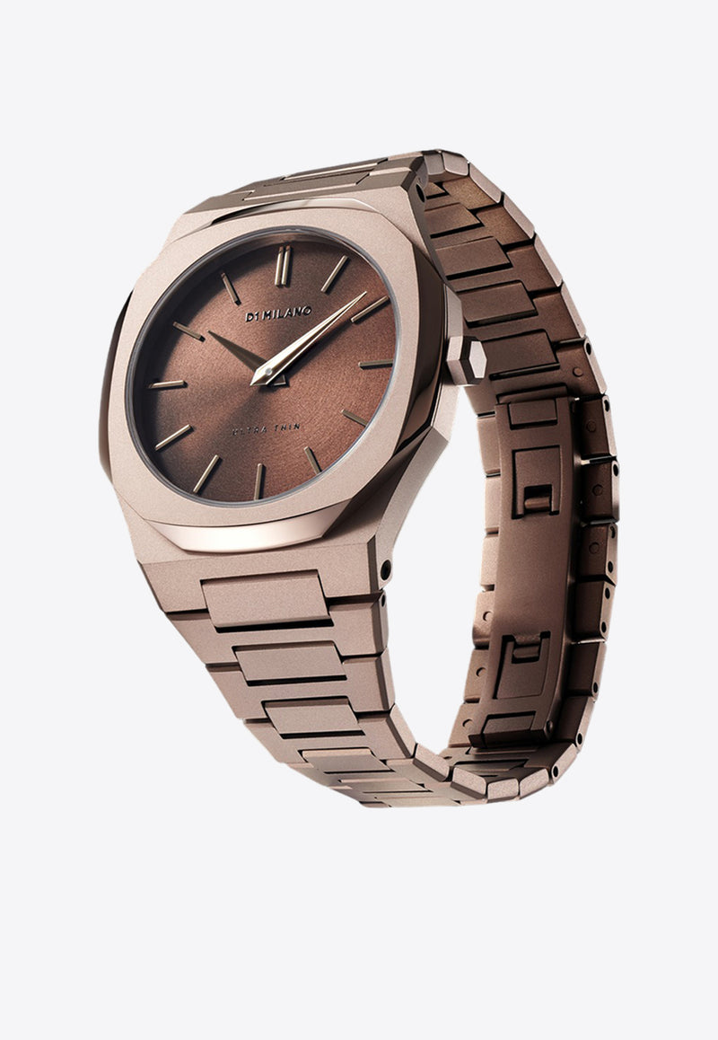 D1 Milano Stainless Steel Quartz Watch D1-UTBL15CHOCOLATE