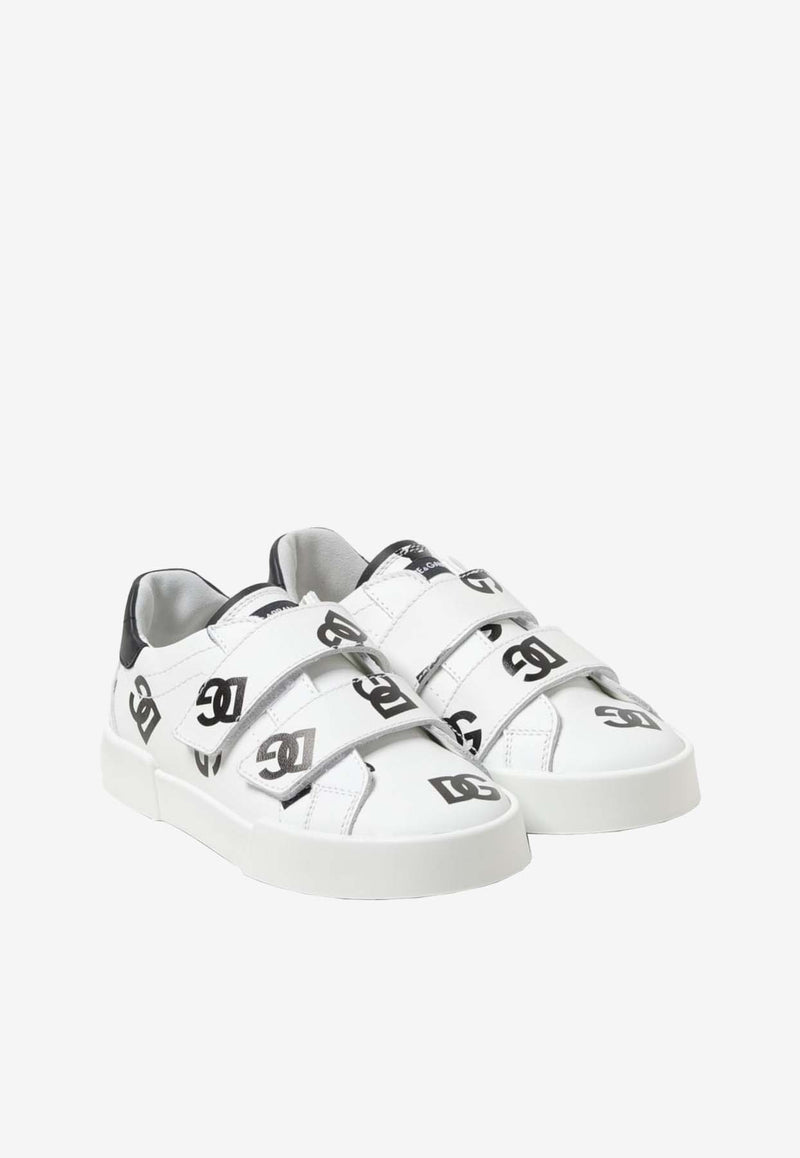 Dolce 
Gabbana Kids Boys DG Low-Top Sneakers D11241 AL555 HAVAN White