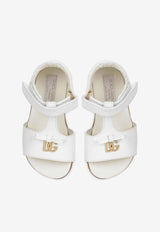 Dolce 
Gabbana Kids Baby Girls DG Patent Leather Sandals D20082 A1328 87682 White