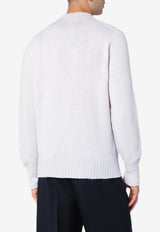 Drumohr Wool Polo Sweater White D4W145WO/P_DRUMH-606