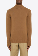 Drumohr Turtleneck Wool Sweater Beige D4W404NWO/N_DRUMH-539