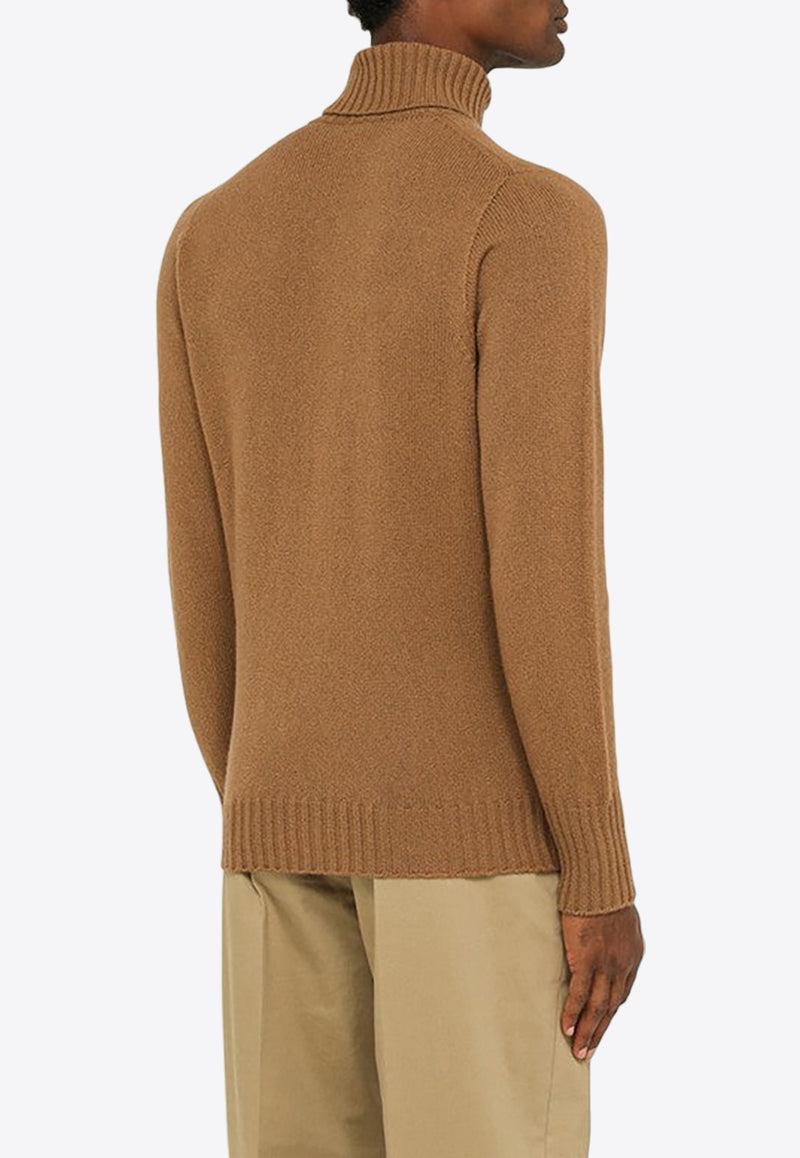 Drumohr Turtleneck Wool Sweater Beige D4W404NWO/N_DRUMH-539