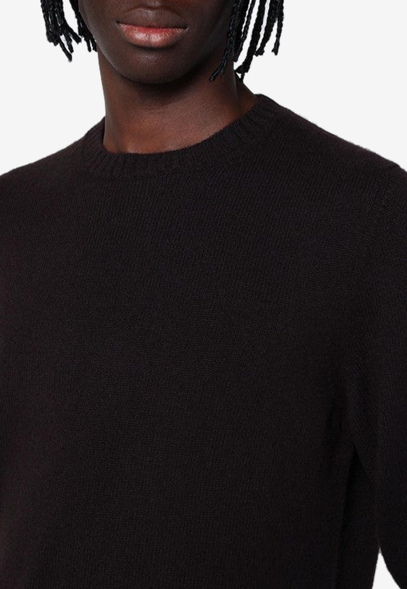 Drumohr Cashmere Crewneck Sweater Dark Brown D7K103WS/P_DRUMH-598