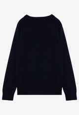 Drumohr Cashmere Crewneck Sweater Blue D7K103WS/P_DRUMH-797