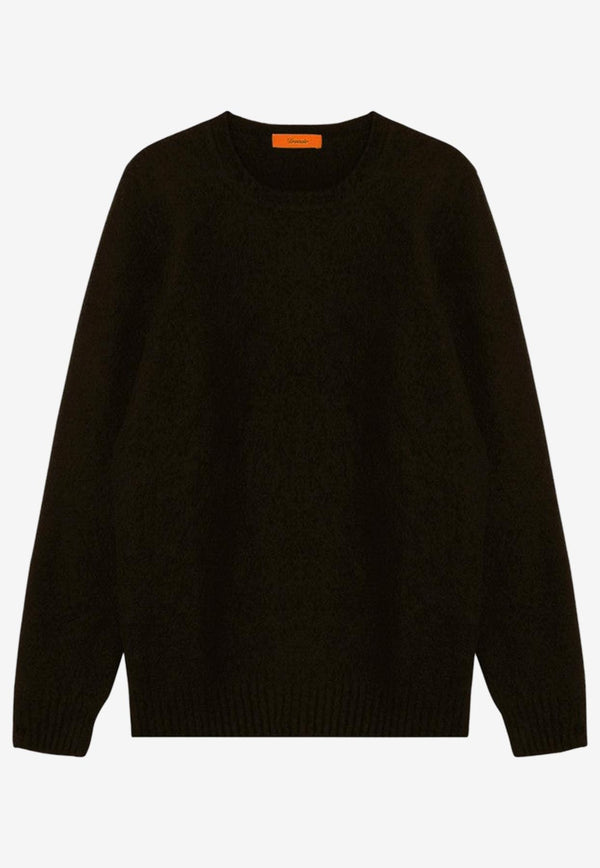 Drumohr Wool Crewneck Sweater Dark Brown D8W103GWO/P_DRUMH-585