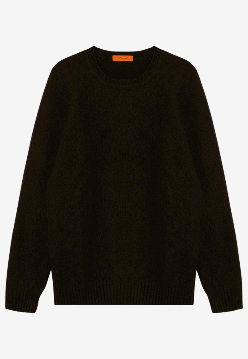 Drumohr Wool Crewneck Sweater Dark Brown D8W103GWO/P_DRUMH-585