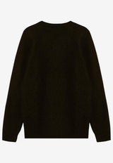 Drumohr Wool Crewneck Sweater Dark Brown D8W103GWO/P_DRUMH-585