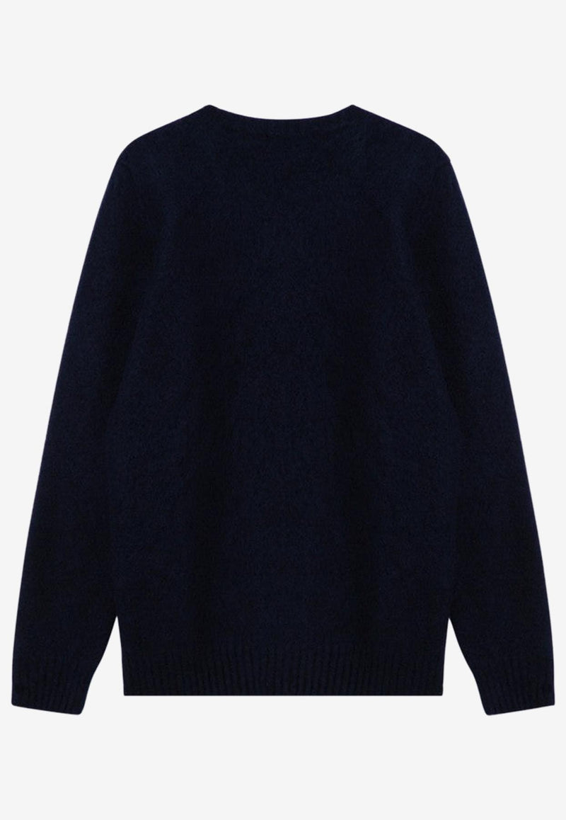 Drumohr Wool Crewneck Sweater Blue D8W103GWO/P_DRUMH-790