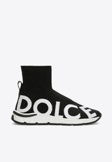 Dolce 
Gabbana Kids Boys Sorrento 2.0 High-Neck Sneakers DA5179 AK338 8B939 Black