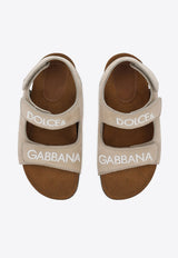 Dolce 
Gabbana Kids Boys Logo Sandals DA5200 AW888 8H065 Beige