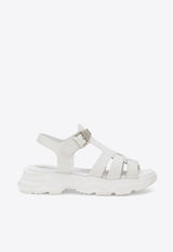 Dolce 
Gabbana Kids Boys Logo Sandals DA5204 AB097 80001 White