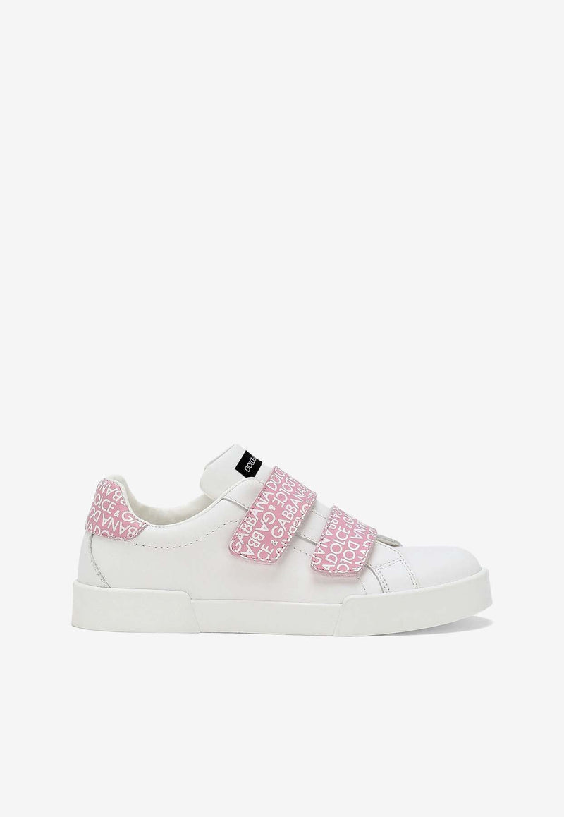 Dolce 
Gabbana Kids Girls Portofino Low-Top Sneakers DA5210 AB271 HEXCA White