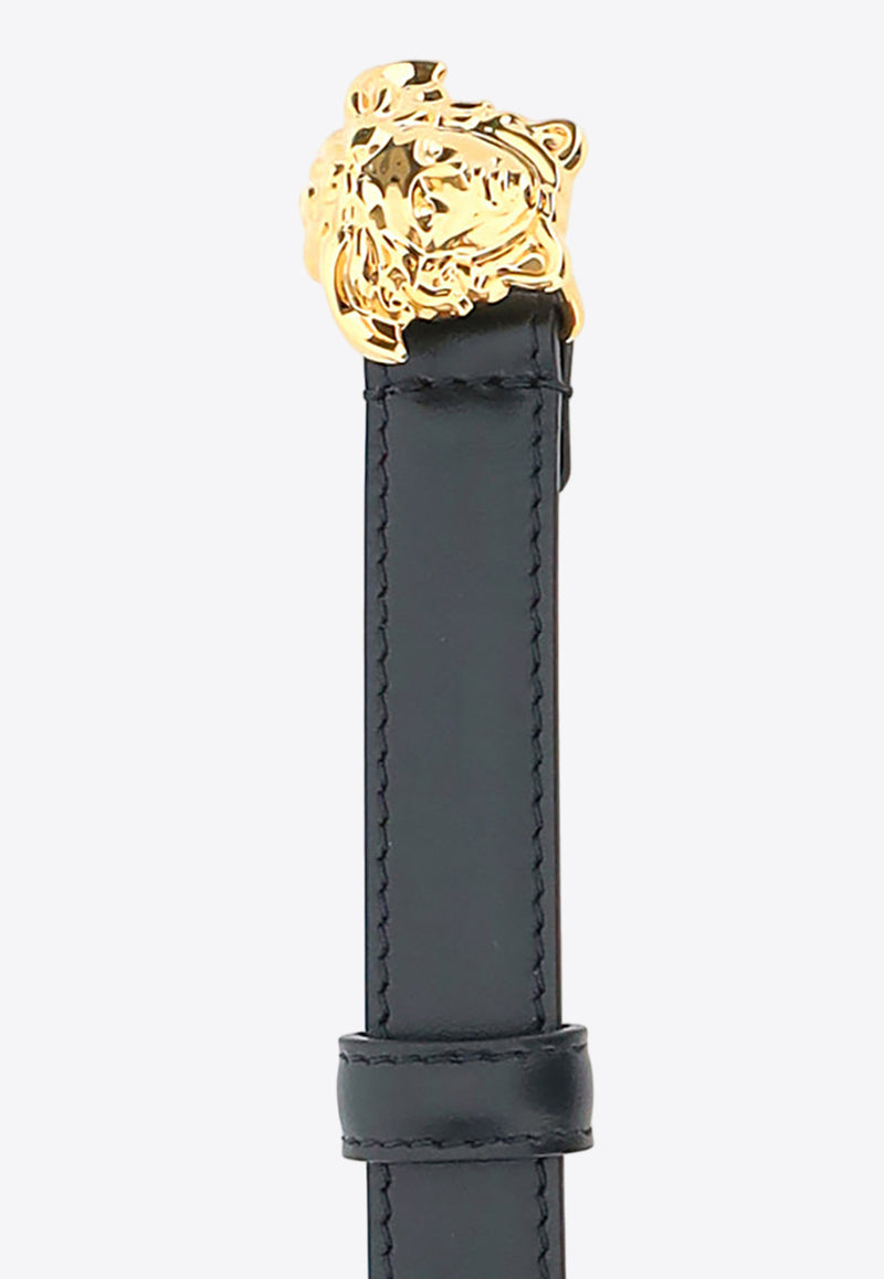 Versace La Medusa Leather Belt Black DCDI145_DVTFN_KVO41