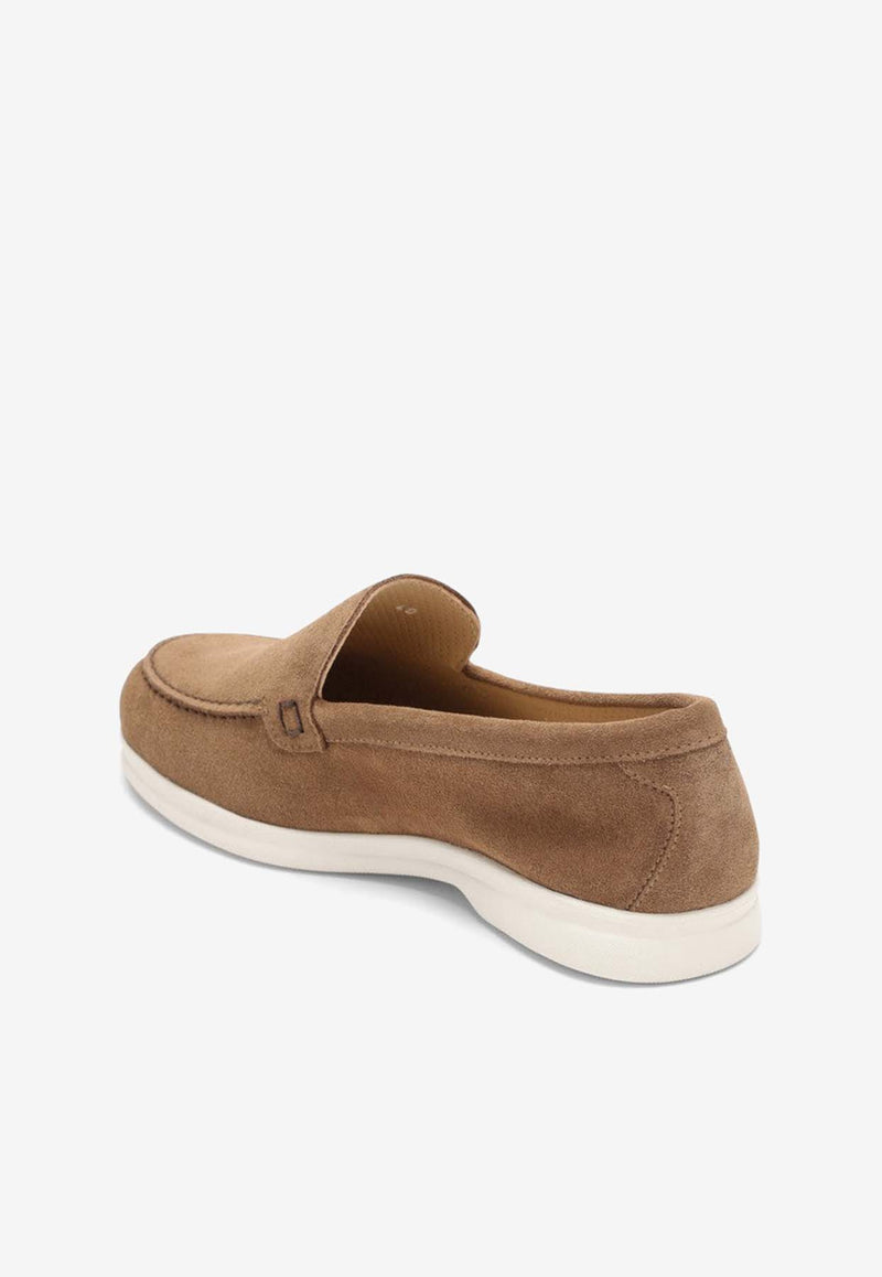 Doucal
s Suede Slip-On Loafers DD8705ARTHUY229/O_DOUCA-IC32 Brown