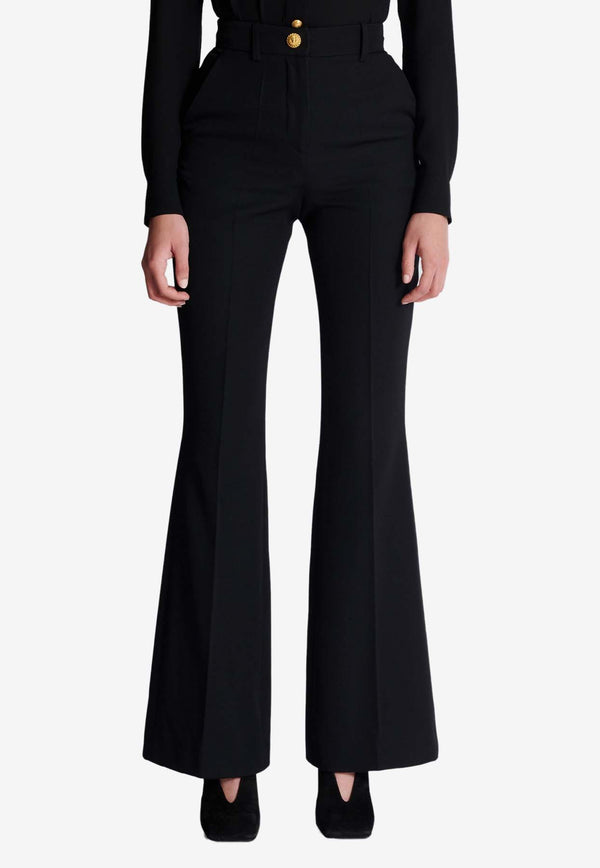 Balmain Grain De Poudre Tailored Pants Black DF1PO104WC09BLACK