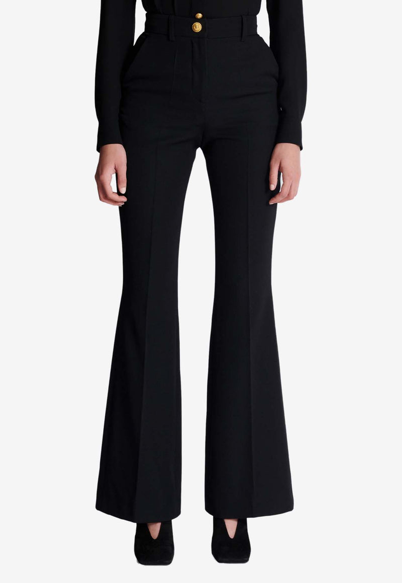 Balmain Grain De Poudre Tailored Pants Black DF1PO104WC09BLACK