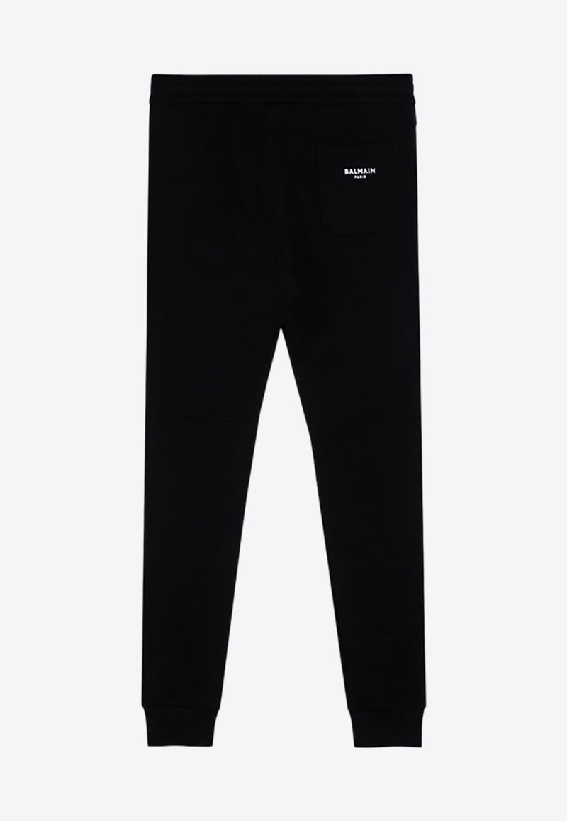 Balmain Drawstring Track Pants Black DH1OB000BB04/P_BALMA-EAB