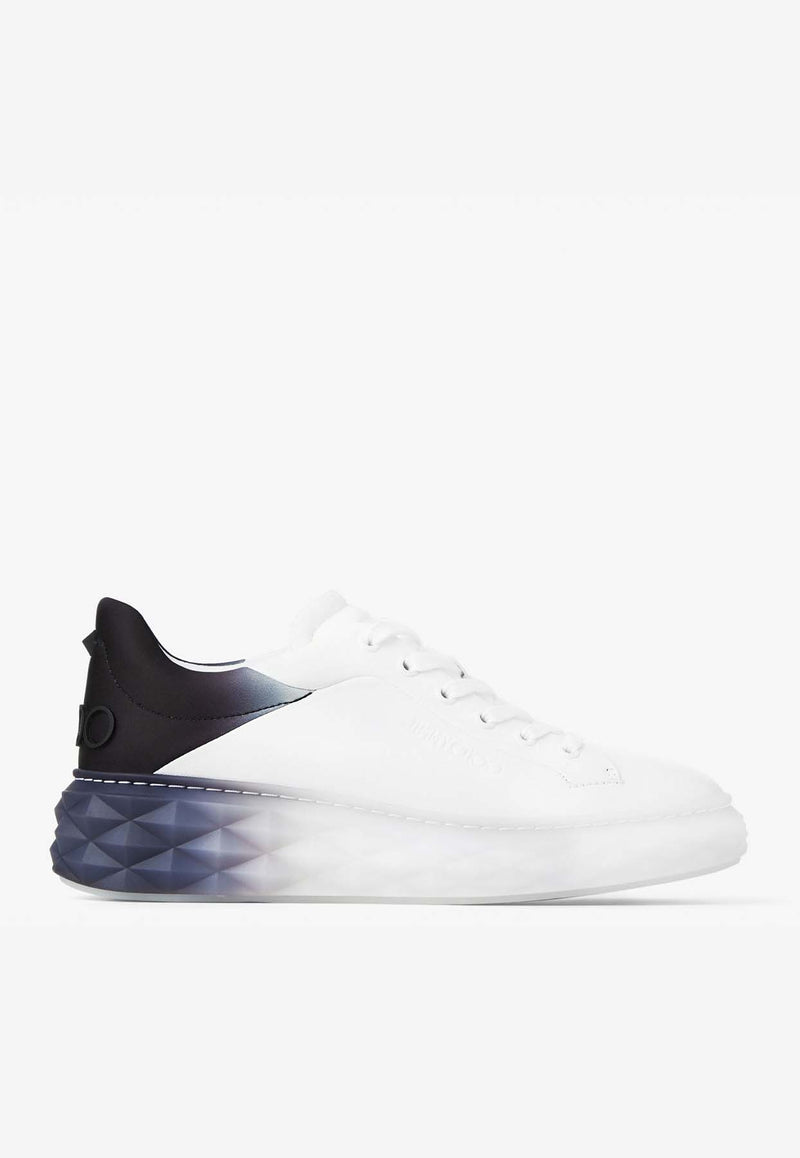 Jimmy Choo Diamond Maxi/F II Low-Top Sneakers DIAMOND MAXI/FIIBFA V WHITE/BLACK MIX