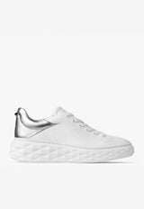 Jimmy Choo Diamond Maxi/F II Low-Top Sneakers DIAMOND MAXI/FIIBFB v WHITE/SILVER