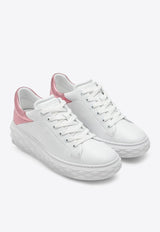 Jimmy Choo Diamond Maxi/F II Low-Top Sneakers DIAMONDMAXIFIIBFB/P_JIMCH-WP White