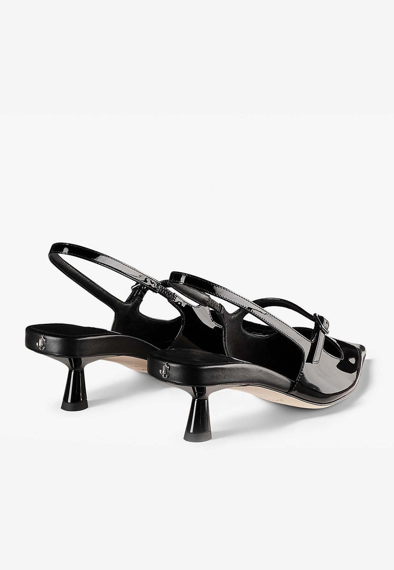 Jimmy Choo Didi 45 Pumps in Patent Leather DIDI 45 PAT BLACK