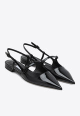 Jimmy Choo Didi Patent Leather Slingback Flats Black DIDIFLATPAT/Q_JIMCH-BLK