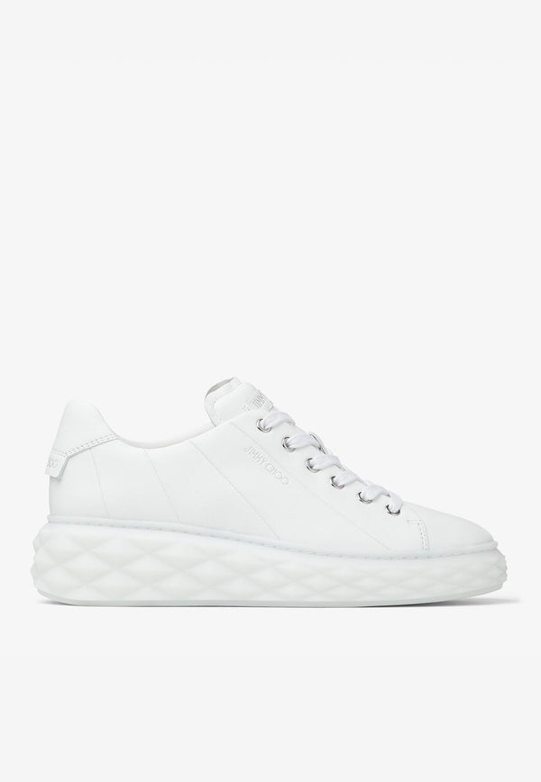 Jimmy Choo Diamond Light Maxi Low-Top Sneakers DIMONDLGHTMAXFRXN V WHITE/WHITE