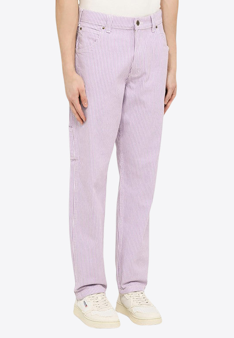 Dickies Garyville Striped Pants Lilac DK0A4X9WCO/M_DICKI-F321