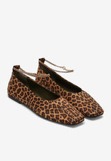 Maria Luca Augusta Leopard Print Ballet Flats Brown DL37002A18050/O_MARIL-A025