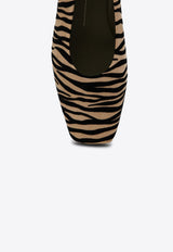 MARIA LUCA Augusta Zebra Print Ballet Flats Beige DL37002A20020/P_MARIL-999-B