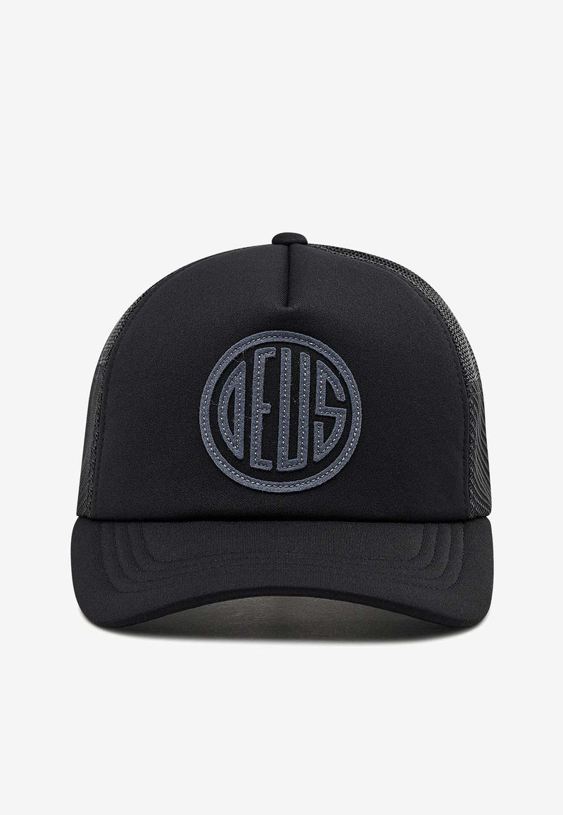 Deus Ex Machina Logo Pill Trucker Cap DMF77758BLACK